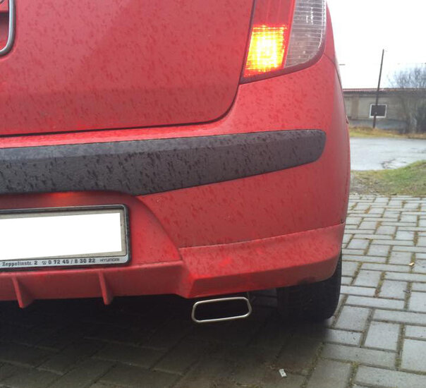 Fox Sportuitlaat Hyundai i10 - Achterdemper PA - 145x65 Type 59