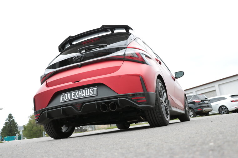 Fox Sportuitlaat Hyundai I20 N - BC3 achterdemper met uitlaatklep - 2x90 Type 25