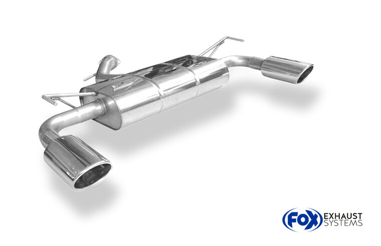 Fox Sportuitlaat Hyundai i30 PDE achterdemper, dwarsuitlaat rechts/links - 115x85 type 32 rechts/links
