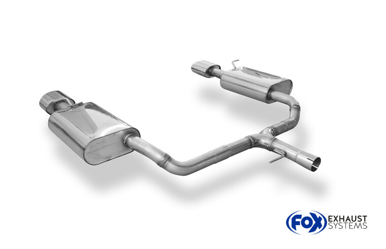 Fox Sportuitlaat Hyundai i40 CW Diesel Achterdemper rechts/links - 160x90 Type 38 rechts/links