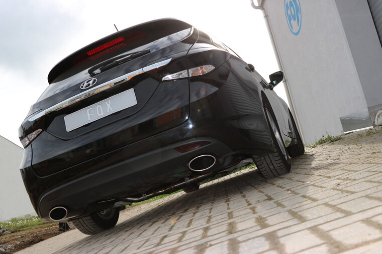 Fox Sportuitlaat Hyundai i40 CW Diesel Achterdemper rechts/links - 160x90 Type 38 rechts/links
