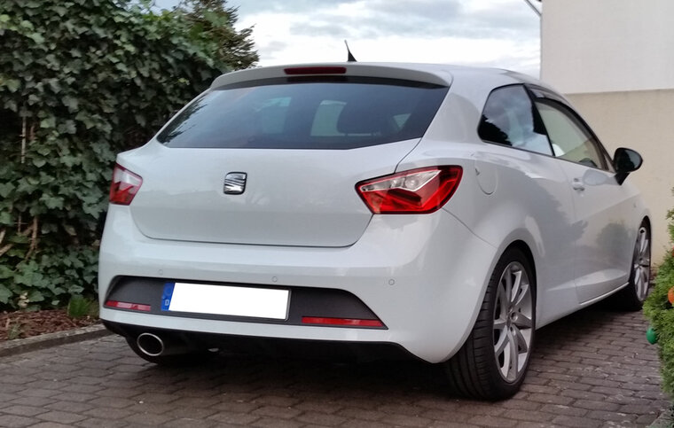 Fox Sportuitlaat Achterdemper Seat Ibiza 6J - 115x85 type 32