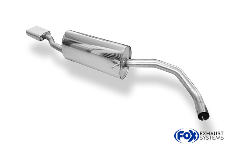 Fox Sportuitlaat Achterdemper Seat Ibiza 6J ST - 145x65 Type 59