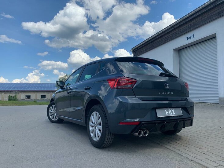 Fox Sportuitlaat Seat Ibiza 5 - KJ Achterdemper - 2x80 Type 25