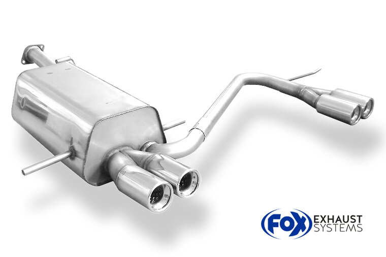 Fox Sportuitlaat Subaru Impreza - GF/GC/GD/GG Achterdemperuitlaat rechts/links - 2x76 Type 13 rechts/links