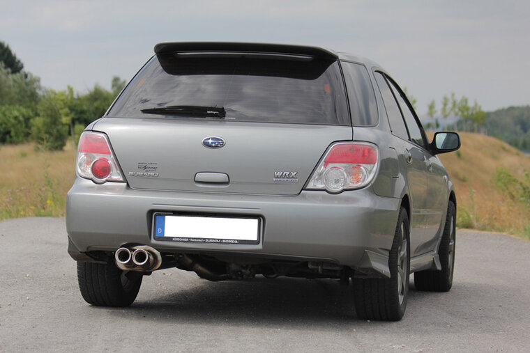 Fox Sportuitlaat Subaru Impreza Type WRX/STI Achterdemper &Oslash;70mm - 2x80 Type 13