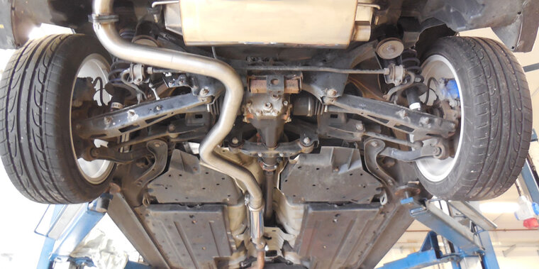 Fox Sportuitlaat Subaru Impreza GHD Hatchback zonder geluiddemper