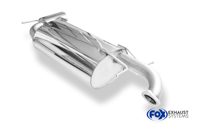 Fox Sportuitlaat Subaru Impreza GHD Hatchback Achterdemper dwars rechts - 129x106 Type 32