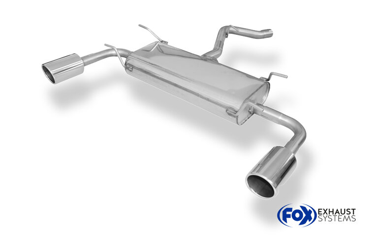 Fox Sportuitlaat Subaru Impreza GT7 AWD Achterdemper Dwarsuitlaat Rechts/Links - 1x100 Type 16 Rechts/Links