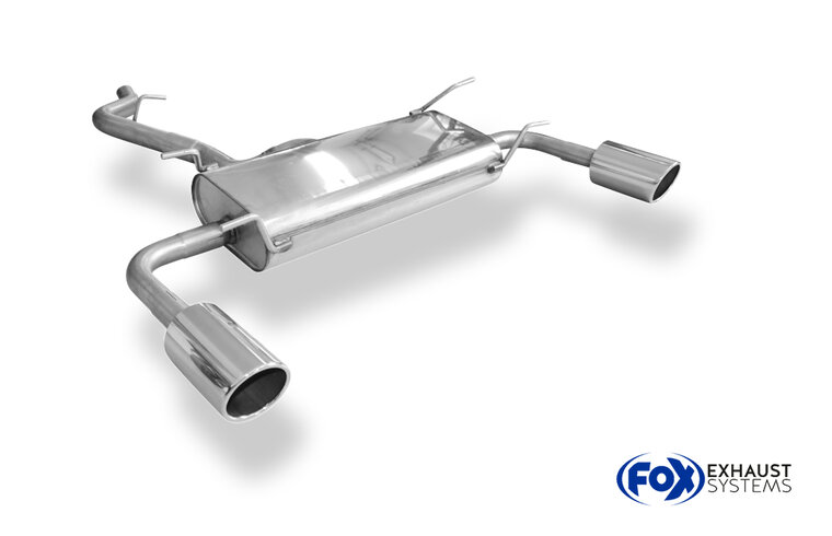 Fox Sportuitlaat Subaru Impreza GT7 AWD Achterdemper Dwarsuitlaat Rechts/Links - 1x100 Type 16 Rechts/Links