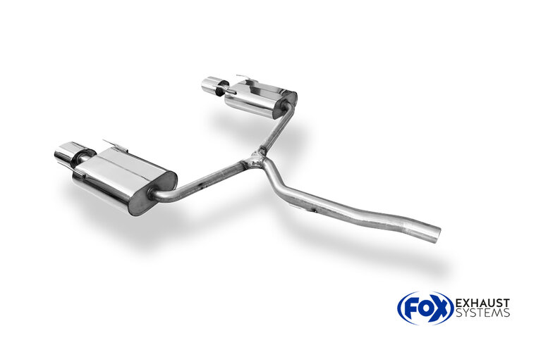 Fox Sportuitlaat Opel Insignia A - 4x4 Hatchback/Sedan Achterdemper rechts/links - 140x90 Type 44 rechts/links
