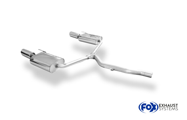 Fox Sportuitlaat Opel Insignia A - 4x4 Sports Tourer Achterdemper rechts/links - 1x100 Type 16 rechts/links