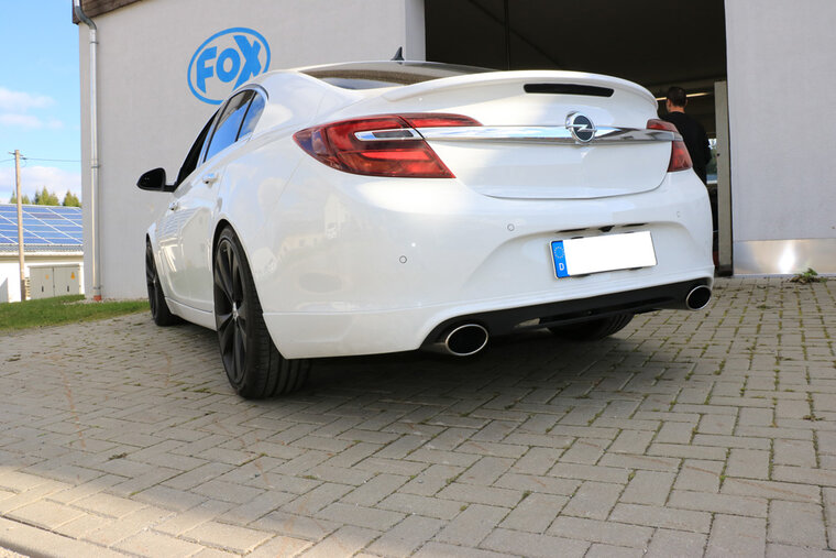 Fox Sportuitlaat Opel Insignia A - Hatchback/Sedan Achterdemper rechts/links - 140x90 Type 44 rechts/links