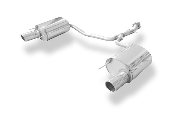 Fox Sportuitlaat Lexus IS 220 Diesel achterdemper rechts/links - 1x100 type 16 rechts/links - past op originele bumper