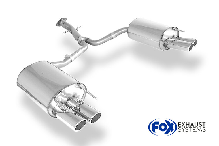 Fox Sportuitlaat Lexus IS-II achterdemper rechts/links - 2x88x74 type 33 rechts/links