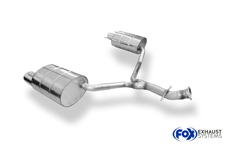 Fox Sportuitlaat Lexus IS-II achterdemper rechts/links enkele uitlaat - 115x85 type 32 rechts/links