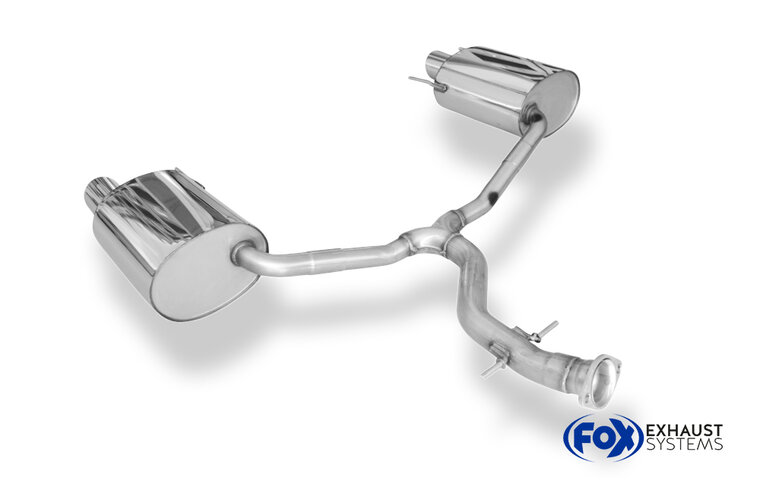 Fox Sportuitlaat Lexus IS C 250 enkelvoudige uitlaatdemper rechts/links - 1x100 type 17 rechts/links