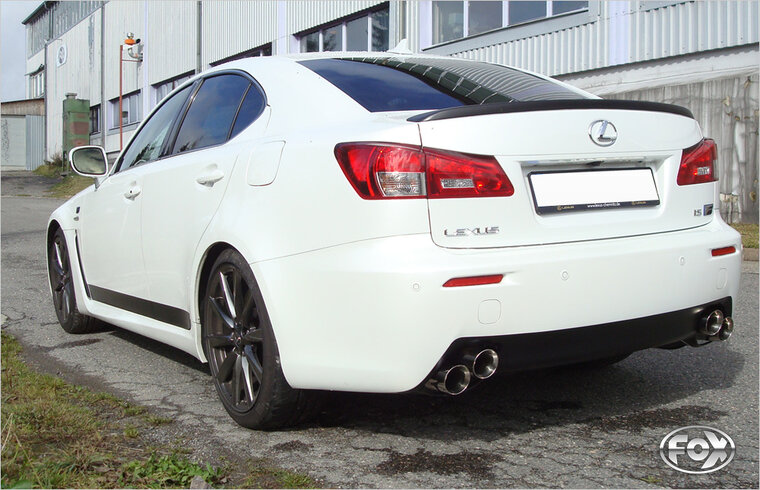 Fox Sportuitlaat Lexus IS F achterdemper rechts/links - 2x90 type 25 rechts/links
