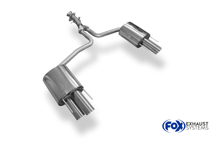 Fox Sportuitlaat Lexus IS F achterdemper rechts/links - 2x90 type 16 rechts/links