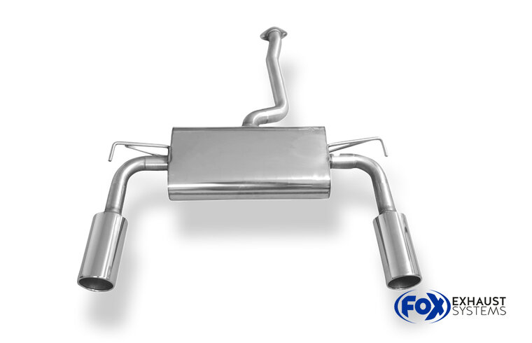 Fox Sportuitlaat Hyundai ix35 achterdemper, rechter/linker uitgang - 1x100 Type 12 rechts/links