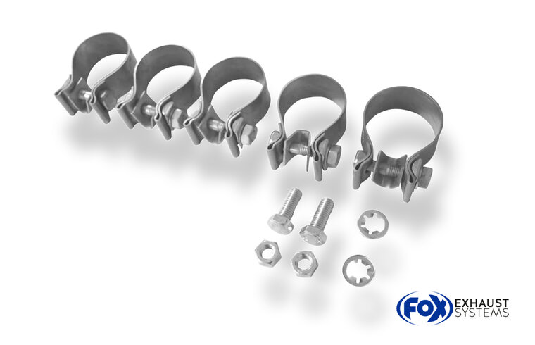 Fox Sportuitlaat Hyundai ix35 achterdemper, rechter/linker uitgang - 1x100 Type 12 rechts/links