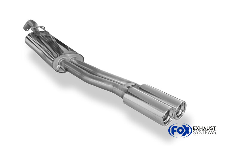 Fox Sportuitlaat VW Jetta 2 19E Achterdemper - 2x80 Type 13