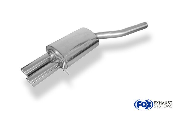 Fox Sportuitlaat VW Jetta 5/Golf 5 Variant achterdemper - 2x76 Type 17