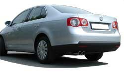 Fox Sportuitlaat VW Jetta 5/Golf 5 Variant achterdemper - 2x76 Type 17