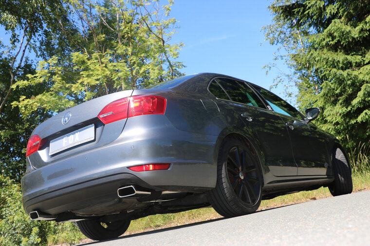 Fox Sportuitlaat VW Jetta 6 achterdemper rechts/links - 145x65 Type 59 rechts/links