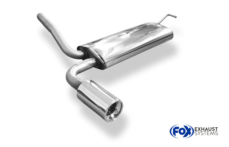 Fox Sportuitlaat Ford Ka achterdemper - 1x90 type 13