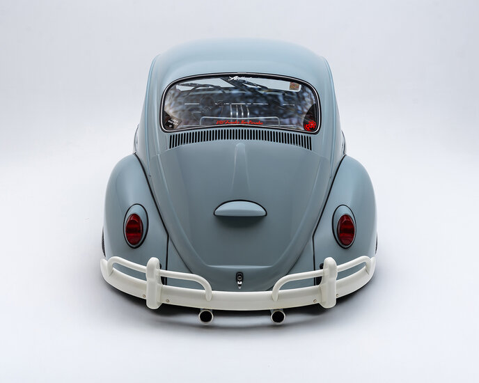 Fox Sportuitlaat VW Beetle achterdemper rechts/links - 2x70 type 12 midden