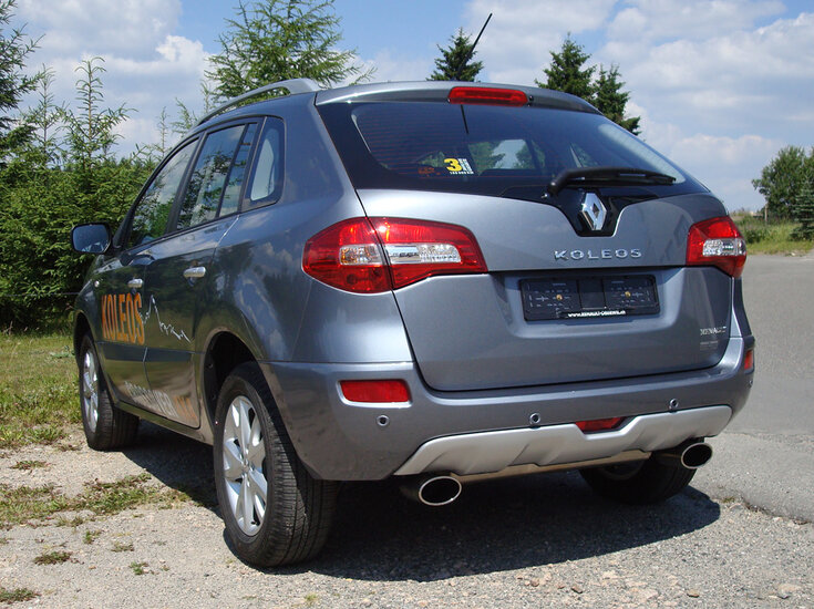 Fox Sportuitlaat Renault Koleos Diesel Achterdemper dwarsuitgang rechts/links - 140x90 Type 44 rechts/links