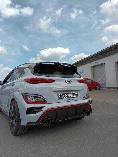 Fox Sportuitlaat Hyundai Kona N achterdemper, dwarsuitlaat rechts/links - 1x130 type 14 rechts/links