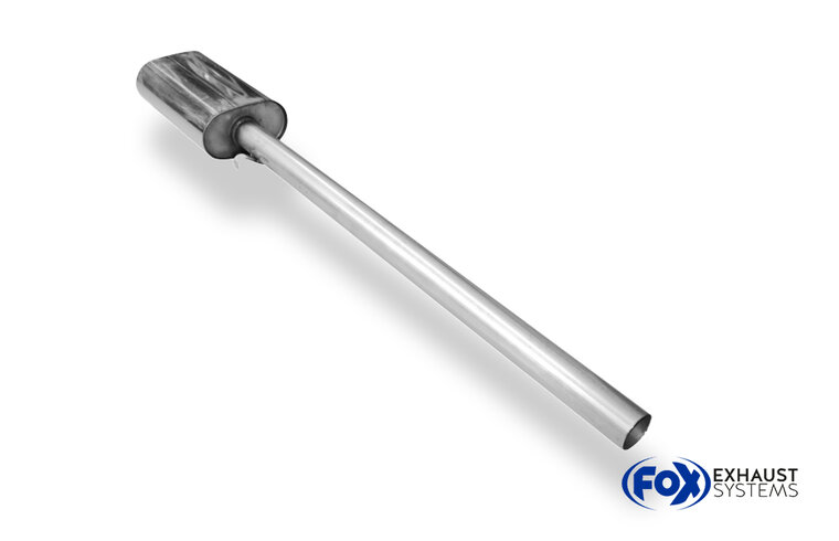 Fox Sportuitlaat Trabant 1.1 Limo &amp; Kombi &amp; K&uuml;bel Voordemper &Oslash;50mm