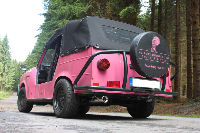 Fox Sportuitlaat Trabant 1.1 K&uuml;belwagen achterdemper - 1x80 type 13