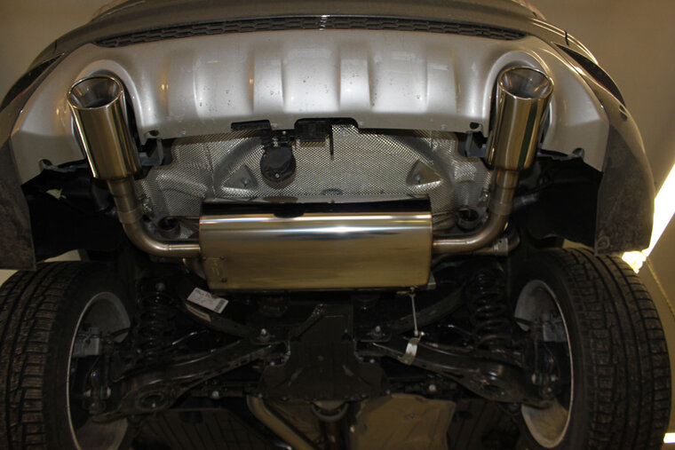 Fox Sportuitlaat Ford Kuga 2 - 4x4 Achterdemper Rechts/Links Uitgang - 115x85 Type 44 Rechts/Links