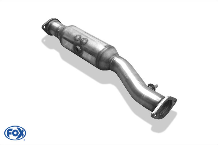 Fox Sportuitlaat Mitsubishi Lancer Ralliart katalysatorbuis inclusief 200-cellige katalysatoren
