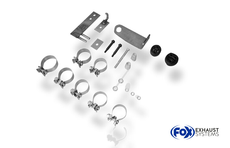 Fox Sportuitlaat Toyota Landcruiser J20 - Diesel Achterdemper rechts/links - 2x76 Type 12 rechts/links