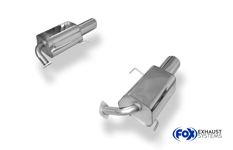Fox Sportuitlaat Subaru Outback/Legacy Outback BP - Stationwagon - Achterdemper Rechts/Links - 129x106 Type 44 Rechts/Links