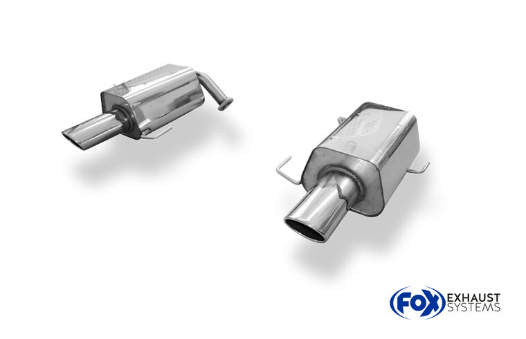 Fox Sportuitlaat Subaru Outback/Legacy BL - Sedan Achterdemper Rechts/Links - 115x85 Type 44 Rechts/Links