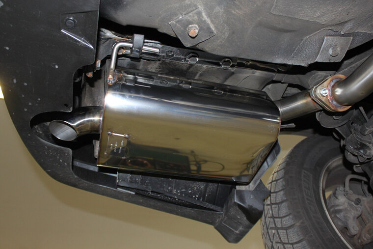 Fox Sportuitlaat Subaru Legacy V Stationwagon - BR Achterdemper - 1x63 Type 26