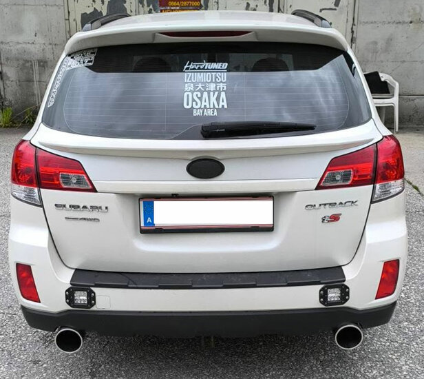 Fox Sportuitlaat Subaru Outback BR/ Legacy Stationwagon - BR Achterdemper rechts/links - 1x114 Type 12 rechts/links met Y-verbindingspijp