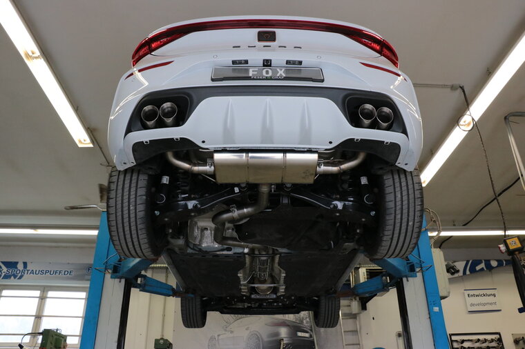 Fox Sportuitlaat Cupra Leon 4x2 - KL uitlaatdemper rechts/links - 2x80 type 25 rechts/links