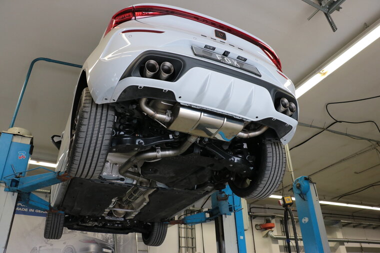 Fox Sportuitlaat Cupra Leon 4x2 - KL uitlaatdemper rechts/links - 2x80 type 25 rechts/links