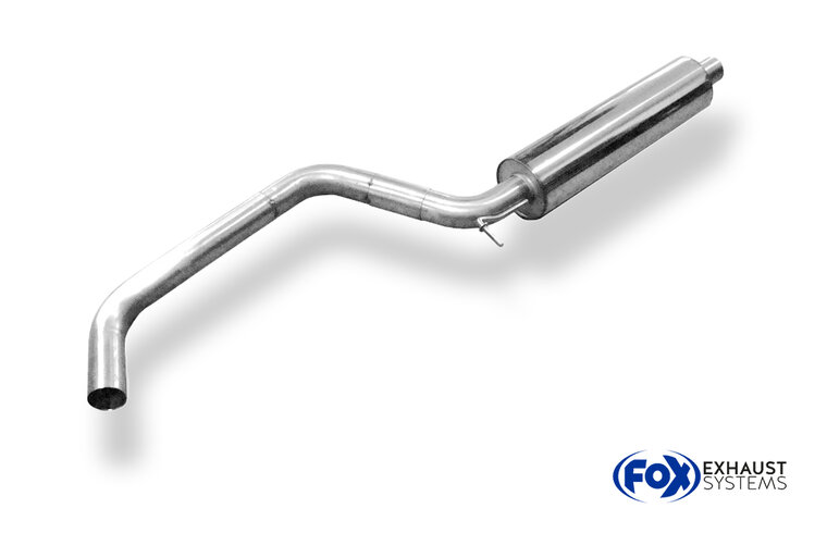 Fox Sportuitlaat Seat Leon 5F - Starre achteras, voor de demper