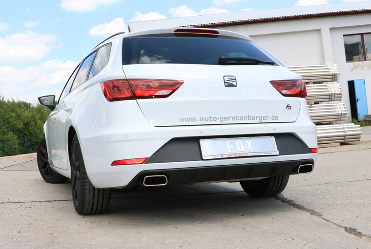 Fox Sportuitlaat Seat Leon 5F ST - Onafhankelijke wielophanging, achterdemper rechts/links - 145x65 type 59 rechts/links