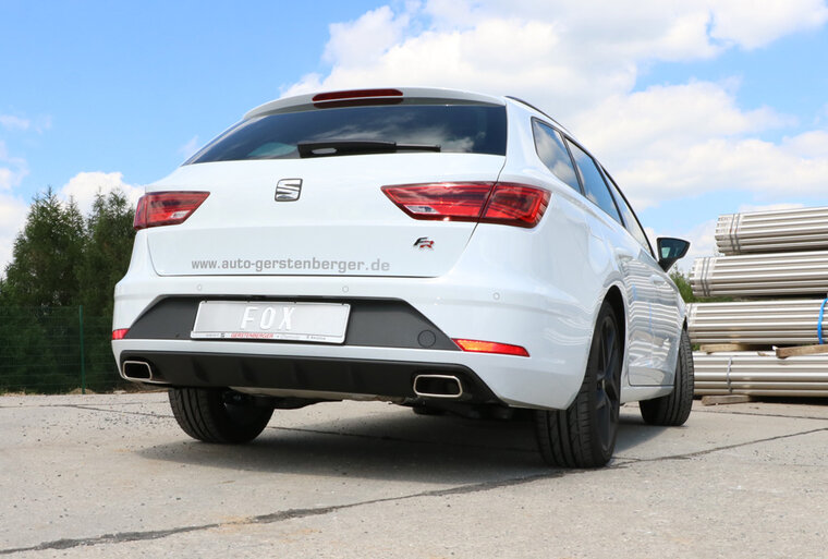 Fox Sportuitlaat Seat Leon 5F ST - Onafhankelijke wielophanging, achterdemper rechts/links - 145x65 type 59 rechts/links