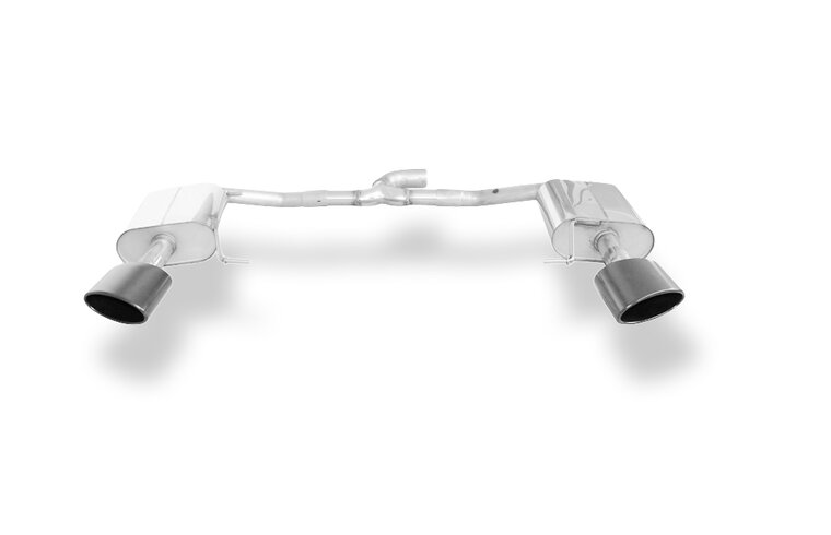 Fox Sportuitlaat Seat Leon 5F ST 4x4 - Cupra 300 Achterdemper rechts/links - 160x90 Type 38 rechts/links zwart