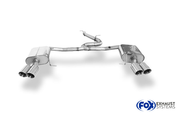 Fox Sportuitlaat Seat Leon 5F ST 4x4 - Cupra 300 met OPF half uitlaatsysteem van OPF - 2x80 Type 25 rechts/links