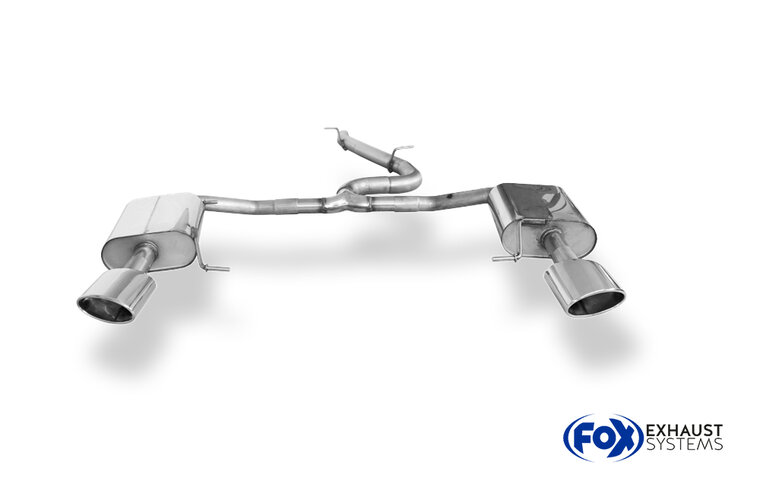 Fox Sportuitlaat Seat Leon 5F ST 4x4 - Cupra 300 met OPF half uitlaatsysteem van OPF - 160x90 Type 38 rechts/links